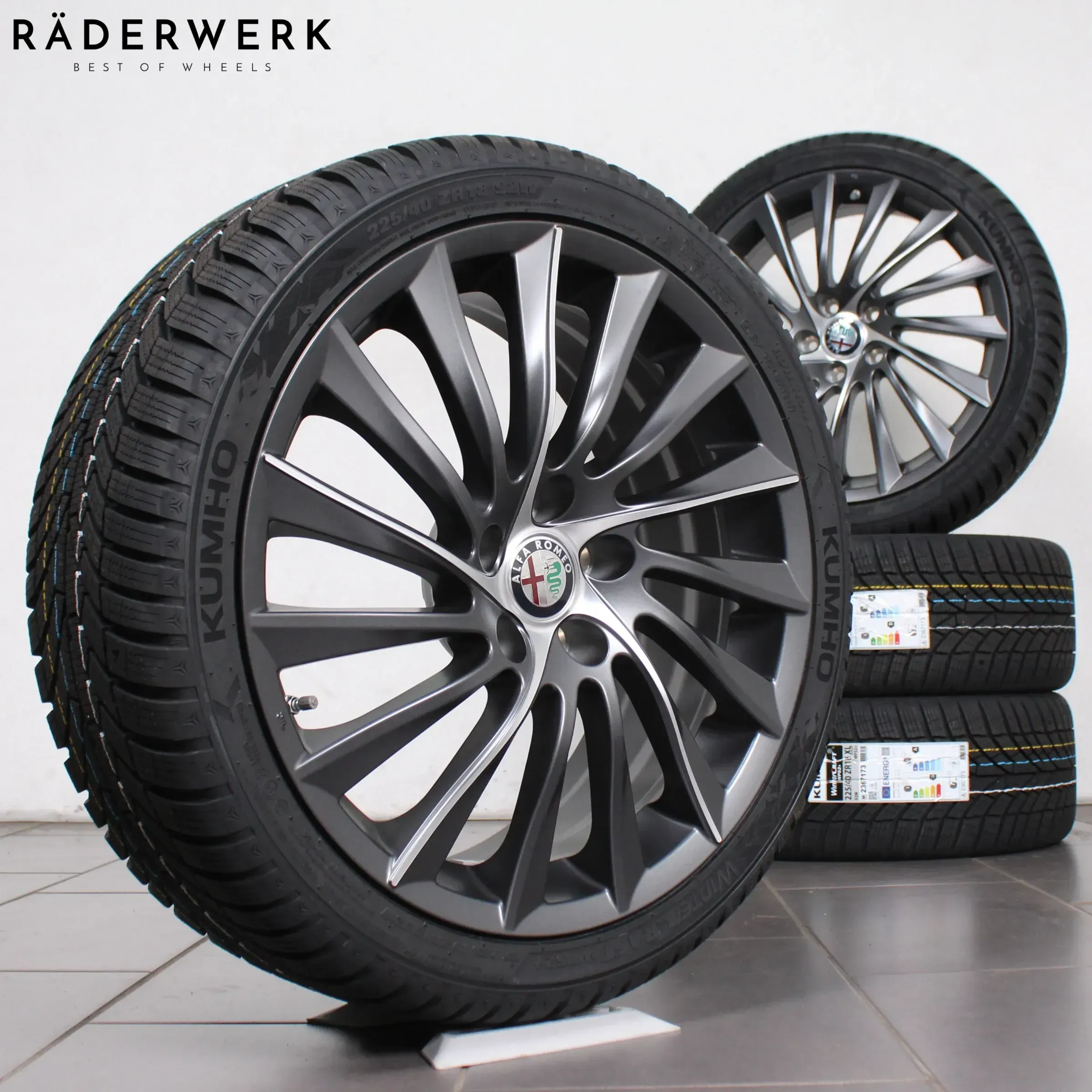 18 Zoll original Alfa Romeo Giulietta 940 Alufelgen Winterräder Dot: 1726 Neu - Bild 1