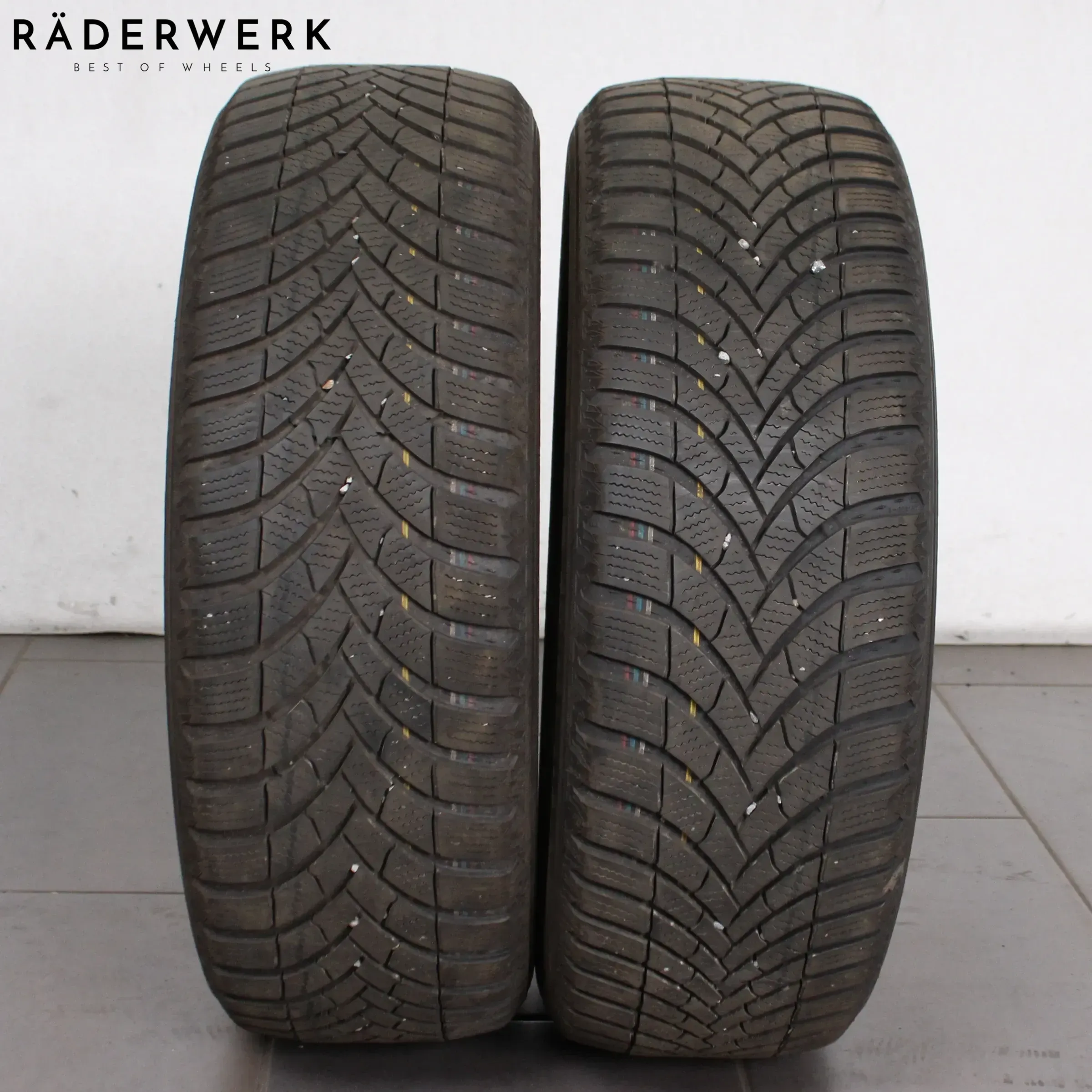 2x Winterreifen 195 55 R16 87H Semperit Speed-Grip 5 1823 5,5-6mm - Bild 1