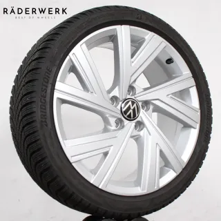 18 Zoll original VW Golf 8 VIII 5H0601025AE Bergamo Alufelgen Winterräder . - Bild 3