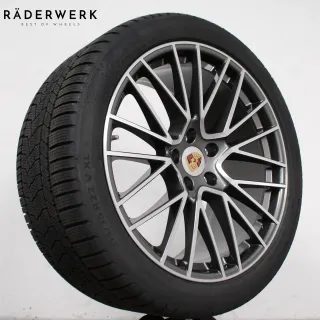 22 Zoll original Porsche Cayenne Coupé E3 9Y3601025AM Alufelgen Winterräder Neu. - Bild 3