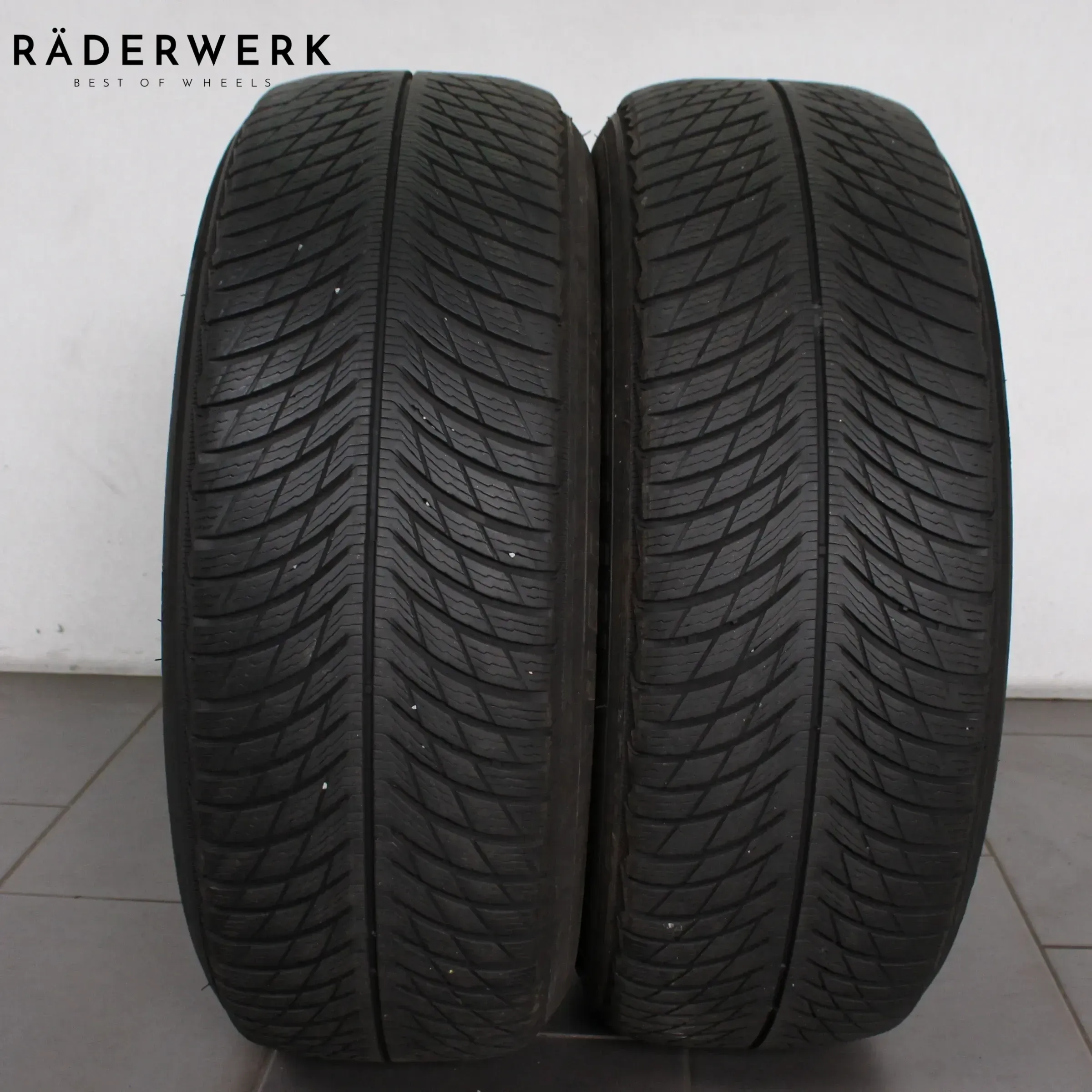 2x Winterreifen 225 60 R17 99HAO Michelin Pilot Alpin 5 3921-0522 5,5-6mm - Bild 1
