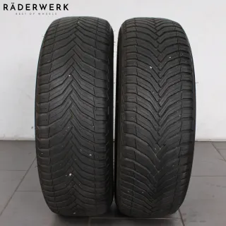 2x Allwetterreifen 205 60 R16 92H Michelin Crossclimate 2 Dot:5-5,5mm - Bild 1