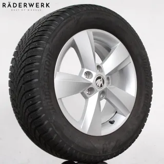 16 Zoll original Skoda Karoq NU7 57A601025S Alufelgen Winterräder Winterreifen - Bild 2