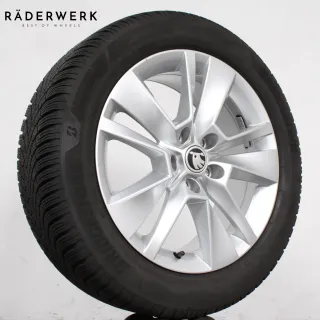 17 Zoll original Skoda Karoq NU7 57A601025J Alufelgen Winterräder Winterreifen - Bild 2