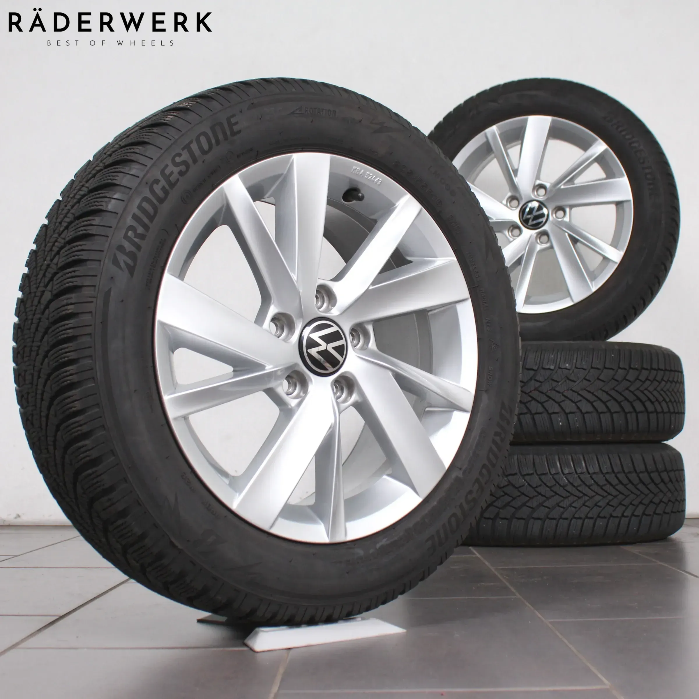 16 Zoll original VW Golf 8 5H0071496 Gavia Alufelgen Winterräder Winterreifen - Bild 1