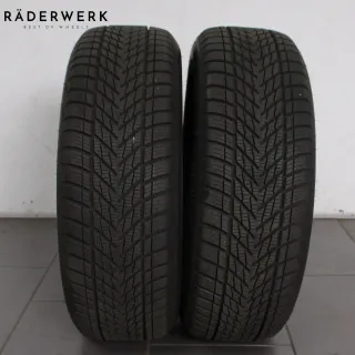 2x Winterreifen 205 55 R17 95V Dunlop Winter XL Dot: 2825 8-8,5mm - Bild 1