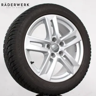 17 Zoll original Audi A4 S4 8W B9 8W0601025P Alufelgen Winterräder Winterreifen - Bild 6