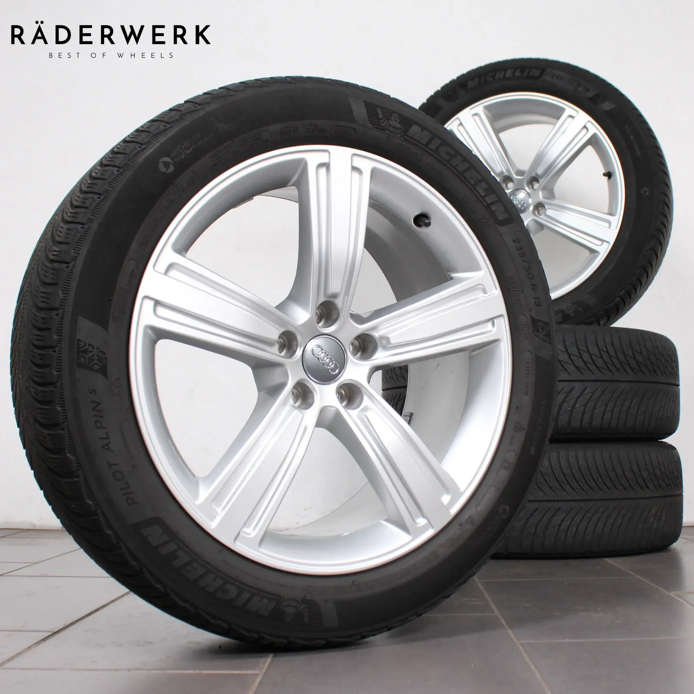 19 Zoll original Audi A8 4N 4N0601025J Alufelgen Winterreifen Wintterräder - Bild 1