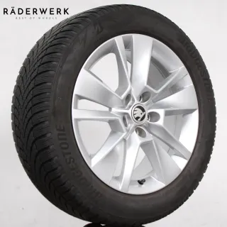17 Zoll original Skoda Karoq NU7 57A601025J Alufelgen Winterräder Winterreifen - Bild 10