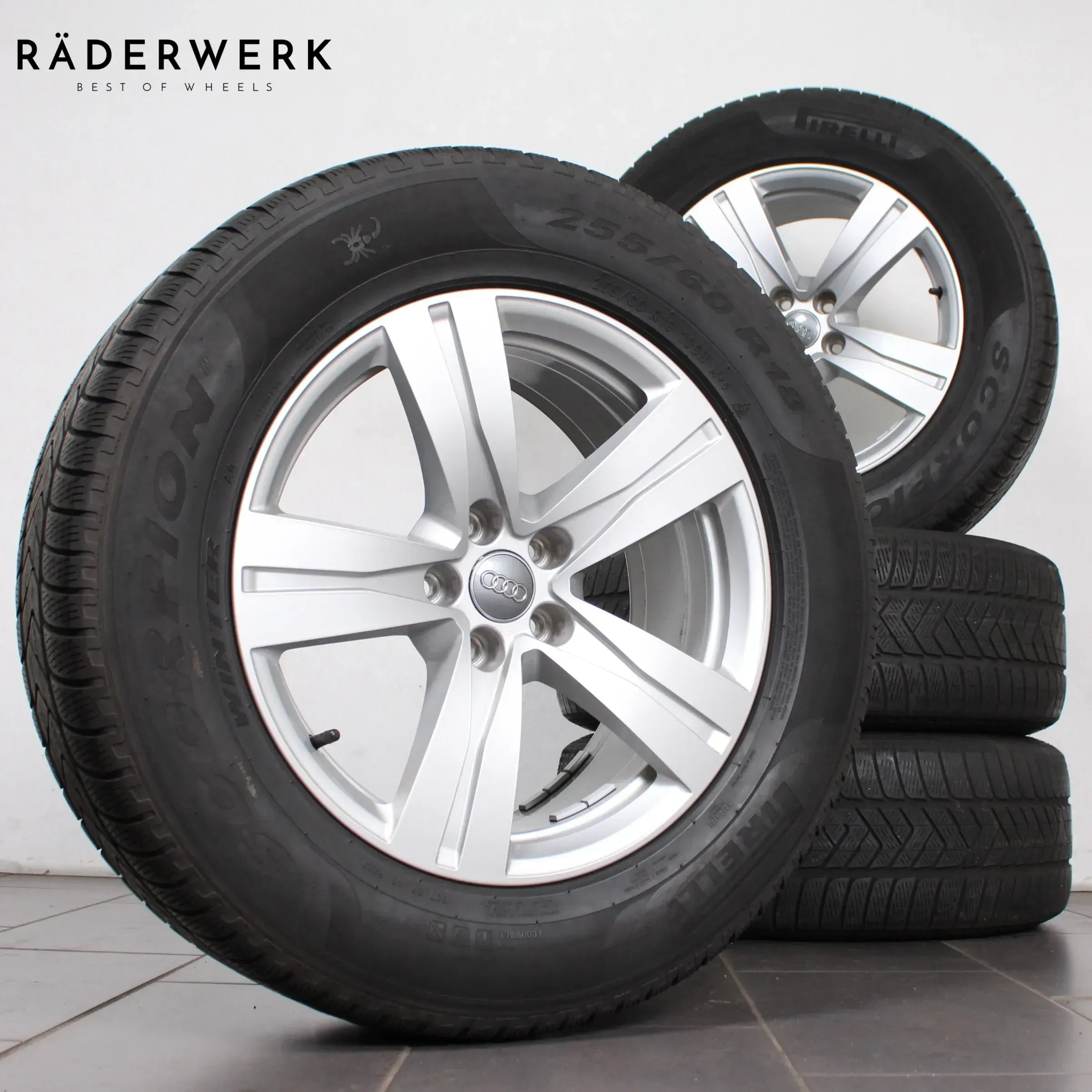 18 Zoll original Audi Q7 4M 4M0601025A Alufelgen Winterreifen Winterräder . - Bild 1