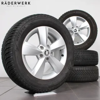 16 Zoll original Skoda Karoq NU7 57A601025S Alufelgen Winterräder Winterreifen - Bild 1