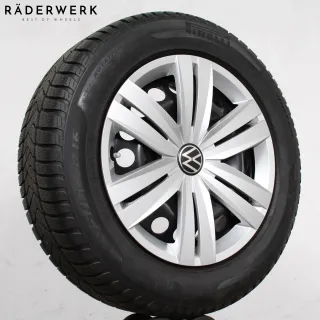 16 Zoll original VW Caddy V VW Touran II 5QA601027CD Stahlfelgen Winterräder - Bild 6