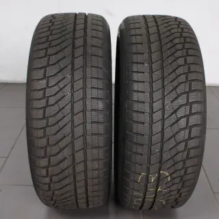 2x Winterreifen 245/45 R19 102W Falken Euro Winter HS02 Pro Dot:1725 6,5-7mm - Bild 1