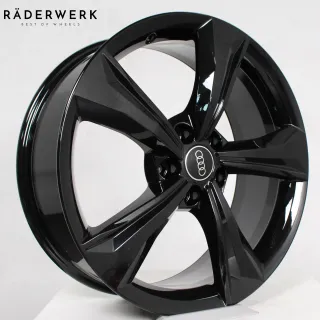 19 Zoll original Audi Q5 SQ5 FY 80A601025K Alufelgen schwarz Felgen 4 Stück - Bild 4
