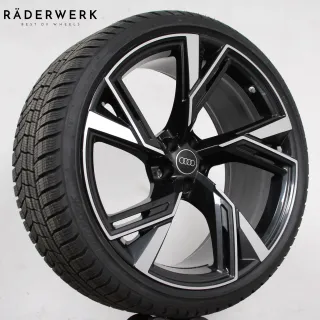 22 Zoll original Audi RS6 RS7 4K F2 C8 4K0601025BL Alufelgen Winterräder - Bild 9
