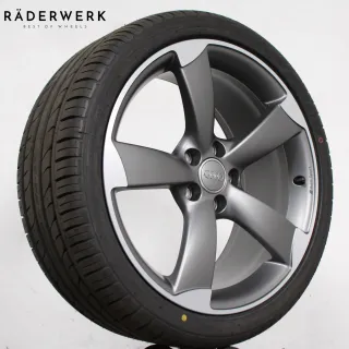 19 Zoll original Audi A4 S4 B8 8K Alufelgen Rotor Felgen 8K0601025CN Sommerräder - Bild 6