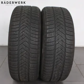 2x 225 60 R17 99H AO Pirelli Sottozero 3 Winterreifen Dot:0820 5,5mm - Bild 1