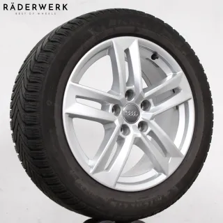 17 Zoll original Audi A4 S4 8W B9 8W0601025P Alufelgen Winterräder B-5-8-V - Bild 5