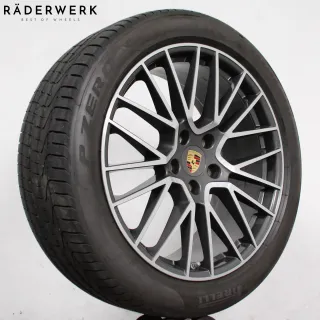 21 Zoll original Porsche Cayenne E3 Spyder RS 9Y0601025BG Alufelgen Sommerräder - Bild 11