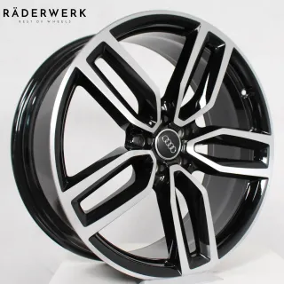 21 Zoll original Audi Q5 SQ5 8R 8R0601025AM Alufelgen 4 Stück Felgen - Bild 4