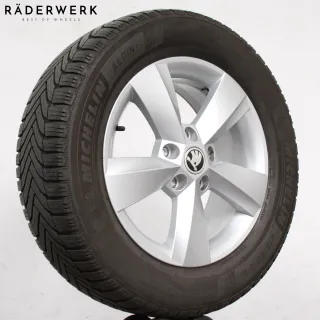 16 Zoll original Skoda Karoq NU7 57A601025S Alufelgen Winterräder Winterreifen - Bild 4