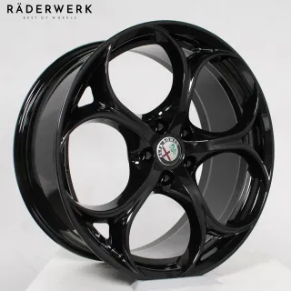 19 Zoll original Alfa Romeo Giulia Quadrifoglio 156112958 Alufelgen schwarz - Bild 2