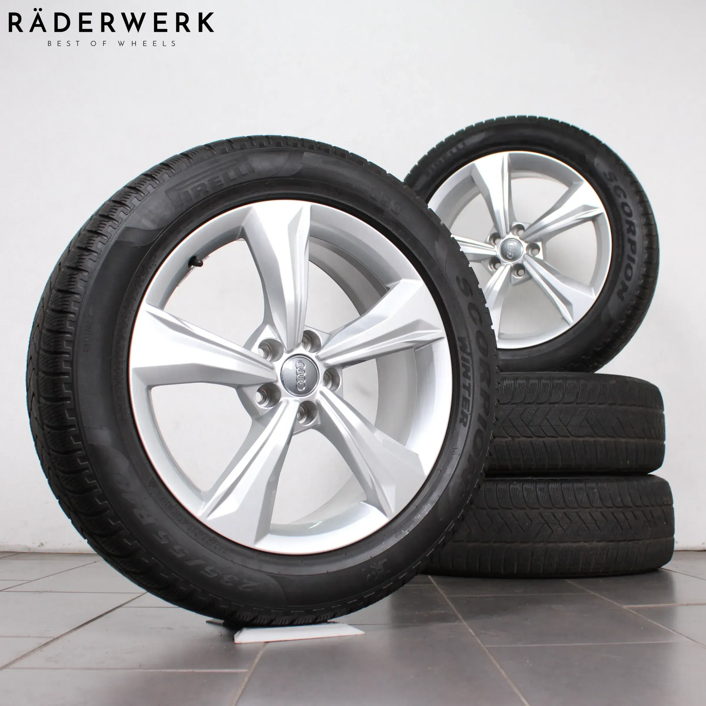 19 Zoll original Audi Q5 SQ5 FY 80A 80A601025K Alufelgen Winterräder C-6-1-V - Bild 1