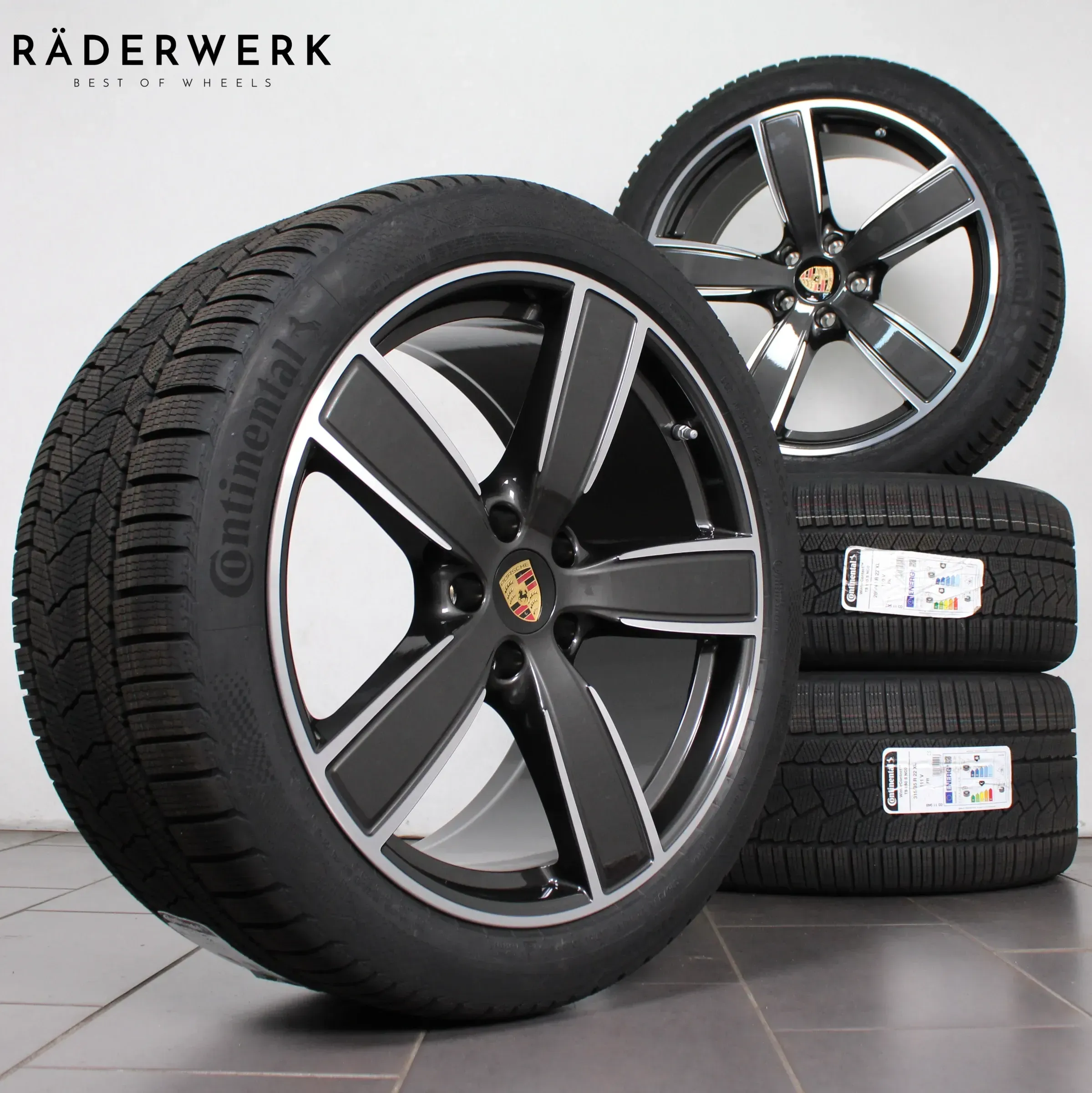 22 Zoll original Porsche Cayenne Coupé E3 9Y3601025AQ Alufelgen Winterräder Neu - Bild 1