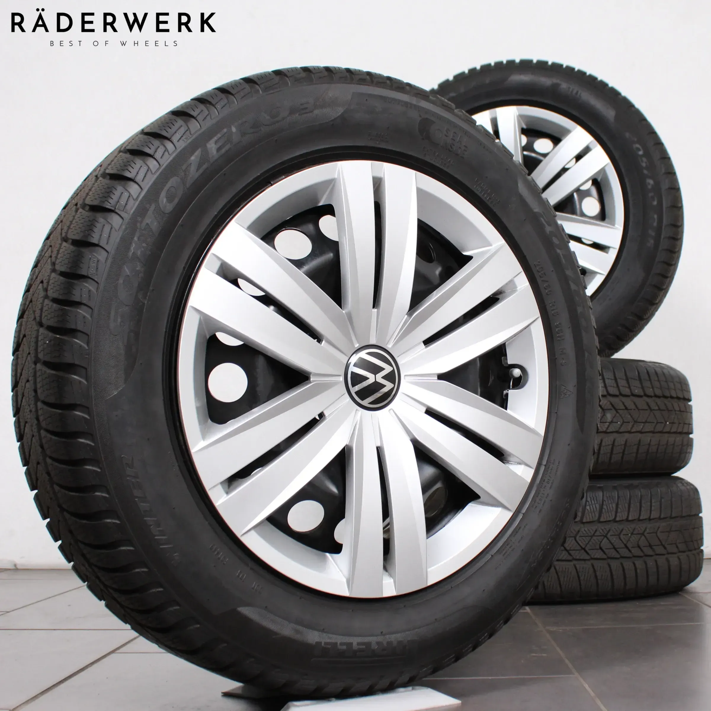 16 Zoll original VW Caddy V VW Touran II 5QA601027CD Stahlfelgen Winterräder - Bild 1