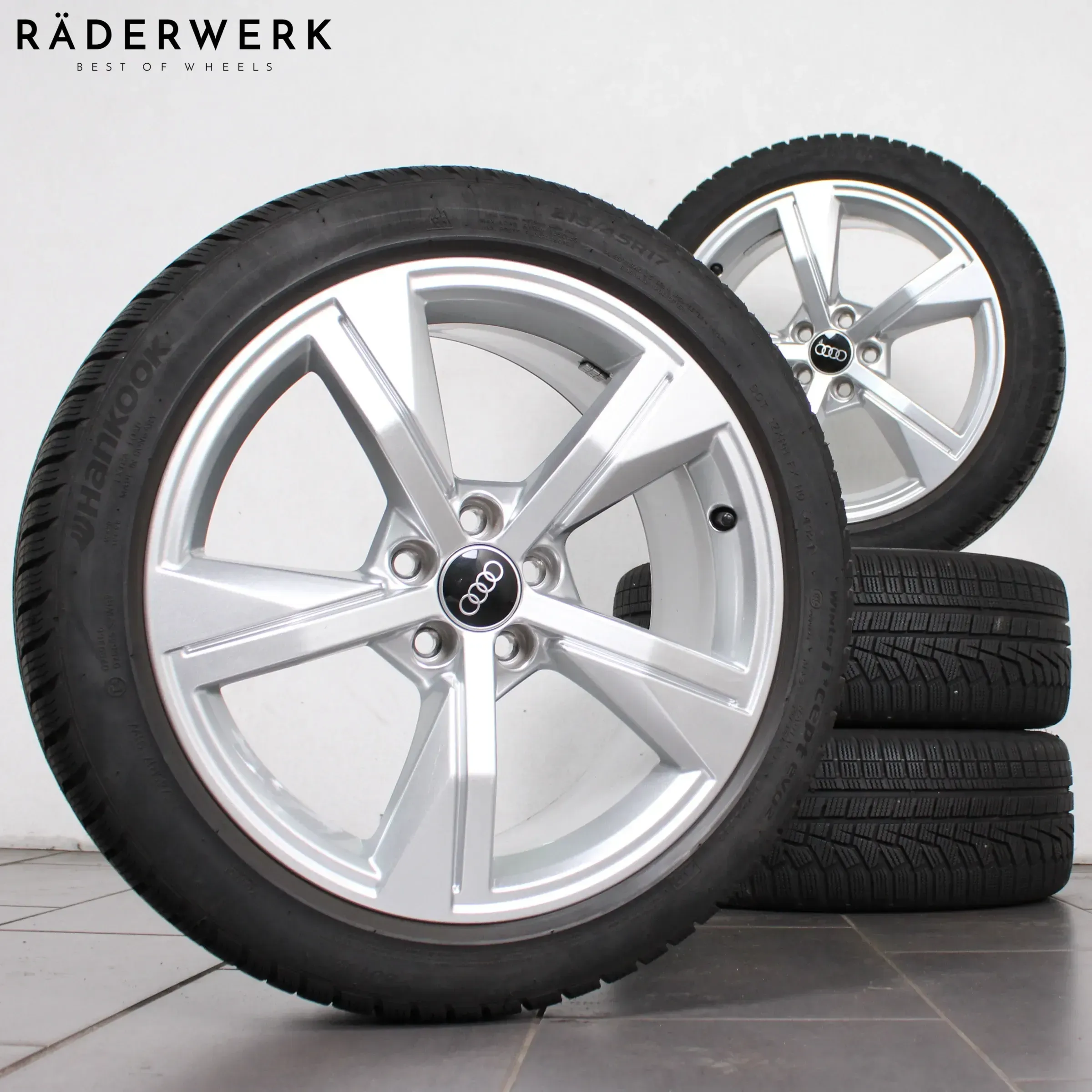 17 Zoll original Audi A1 GB 82A601025G Alufelgen Winterreifen Winterräder C-3-6H - Bild 1