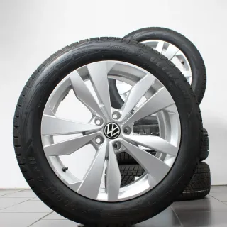 18 Zoll original VW ID.3 ID3 10A071498 Loen Alufelgen Winterreifen E-2-10-H - Bild 1