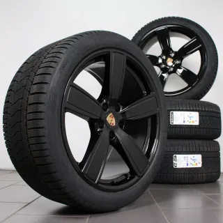 22 Zoll original Porsche Cayenne Coupé E3 9Y3601025AP Alufelgen Winterräder Neu - Bild 1