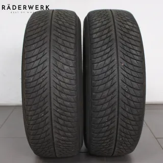 2x Winterreifen 225 60 R17 99HAO Michelin Pilot Alpin 5 Dot.1823 6-6,5mm - Bild 1