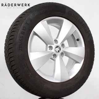 17 Zoll original Skoda Kodiaq I NS7 656601025J Alufelgen Winterräder 8-8,5mm - Bild 7