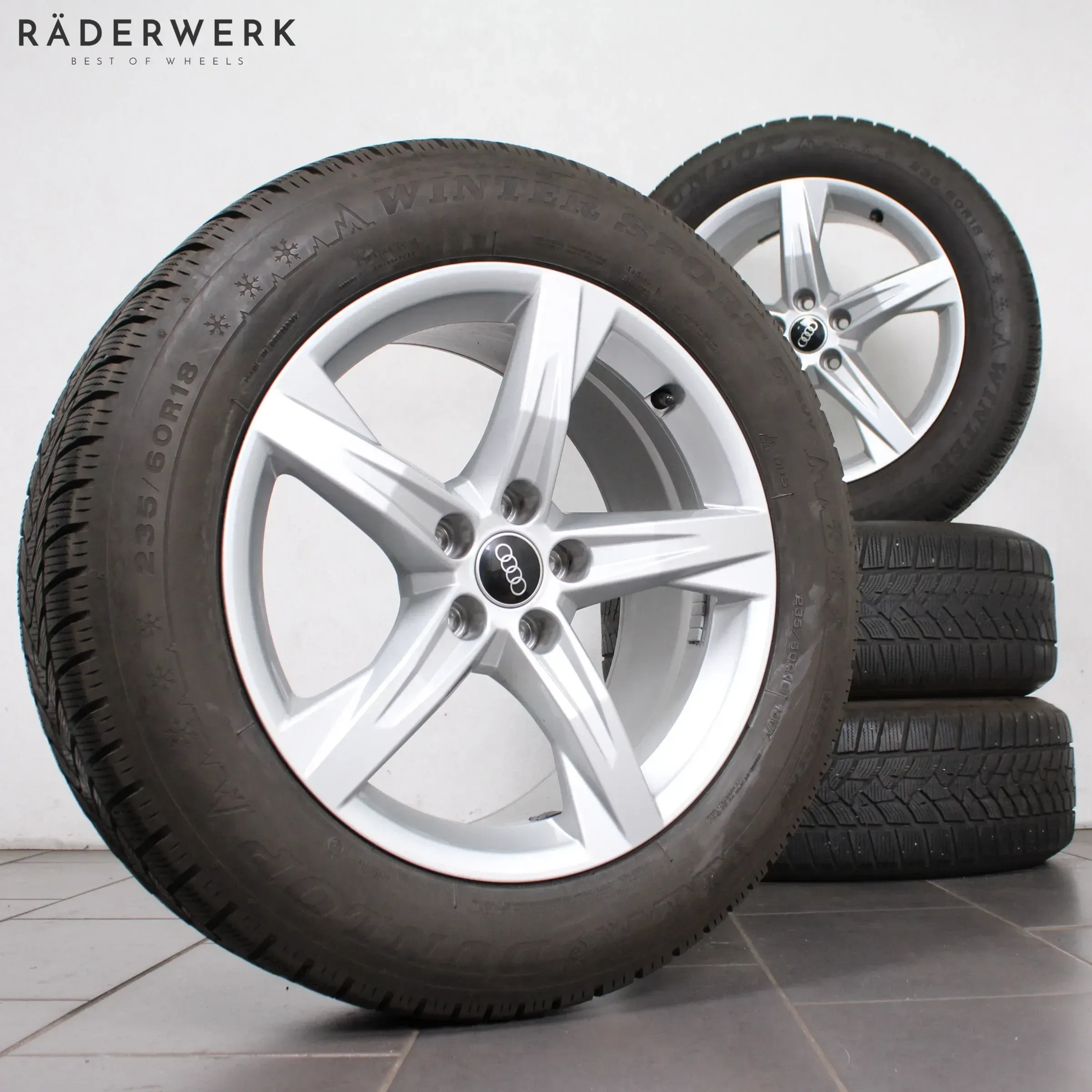 18 Zoll original Audi Q5 FY 8OA601025BE Alufelgen Winterräder Winterreifen - Bild 1