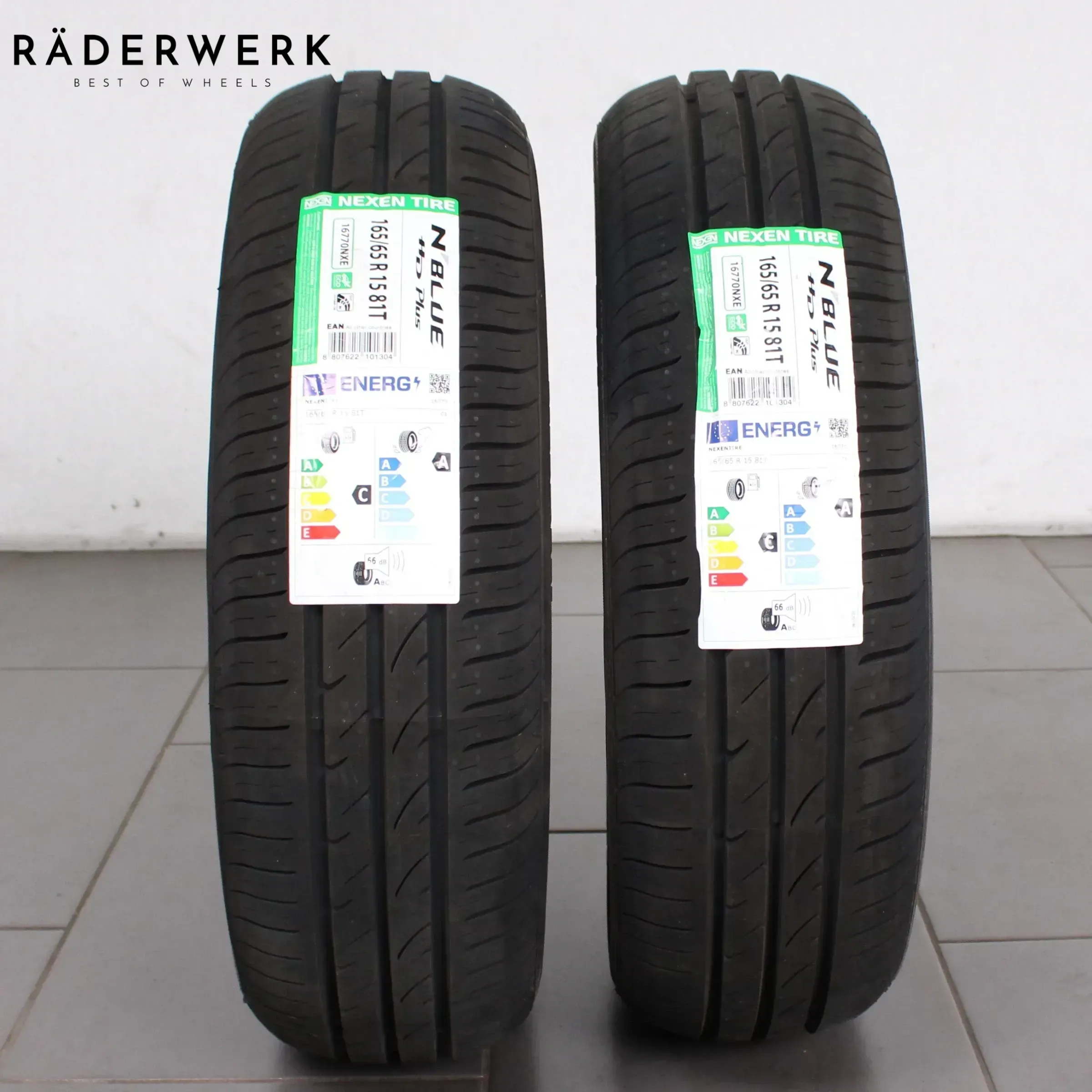 2x Sommerreifen 165 65 R15 81T Nexen N Blue HD PLUS Dot: 4825 Neu - Bild 1
