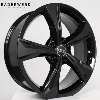 19 Zoll original Audi Q5 SQ5 FY 80A601025K Alufelgen schwarz Felgen 4 Stück - Bild 2
