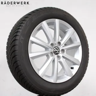 16 Zoll original VW Polo 2G AW 2G0601025AF Merano Alufelgen Winterräder 8mm 2025 - Bild 7