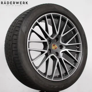 21 Zoll original Porsche Cayenne E3 Spyder RS 9Y0601025BG Alufelgen Sommerräder - Bild 3