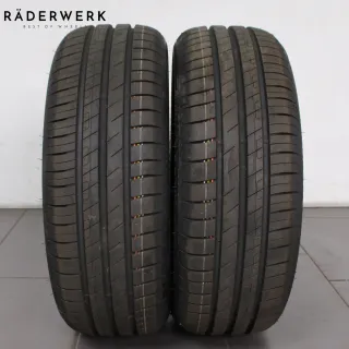 2x Sommerreifen 195/55 R16 91V Goodyear Efficientgrip Performance AO XL 0426 volles Profil (von Neuwagen demontiert). - Bild 1