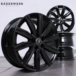 19 Zoll original Audi A6 S6 4K 4K0601025M Alufelgen Felgen Schwarz 4x Stück - Bild 1
