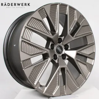 21 Zoll original Audi E-Tron GEN Q8 E-tron 4KE601025BC Alufelgen Felgen 4x Stück - Bild 4