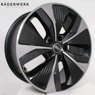 21 Zoll original Audi Q6 SQ6 e tron GF 85H601025AQ 85H601025AR Alufelgen 4 Stück - Bild 4