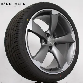 19 Zoll original Audi A4 S4 B8 8K Alufelgen Rotor Felgen 8K0601025CN Sommerräder - Bild 4