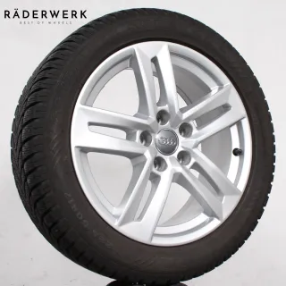 17 Zoll original Audi A4 S4 8W B9 8W0601025P Alufelgen Winterräder Winterreifen - Bild 9