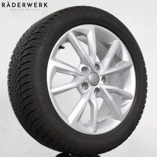 17 Zoll Original Audi TT 8S 8S0071497 Alufelgen Winterreifen Winterräder D-5-9-H - Bild 9