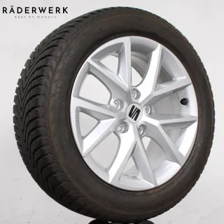 16 Zoll original Seat Leon Mk4 5FA601025 Alufelgen Winterräder Winterreifen . - Bild 4