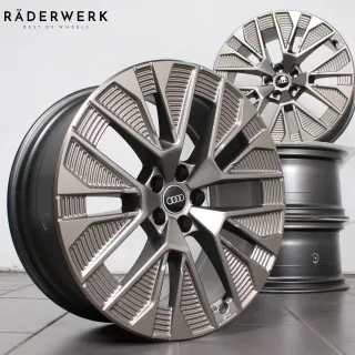 21 Zoll original Audi E-Tron GEN Q8 E-tron 4KE601025BC Alufelgen Felgen 4x Stück - Bild 1