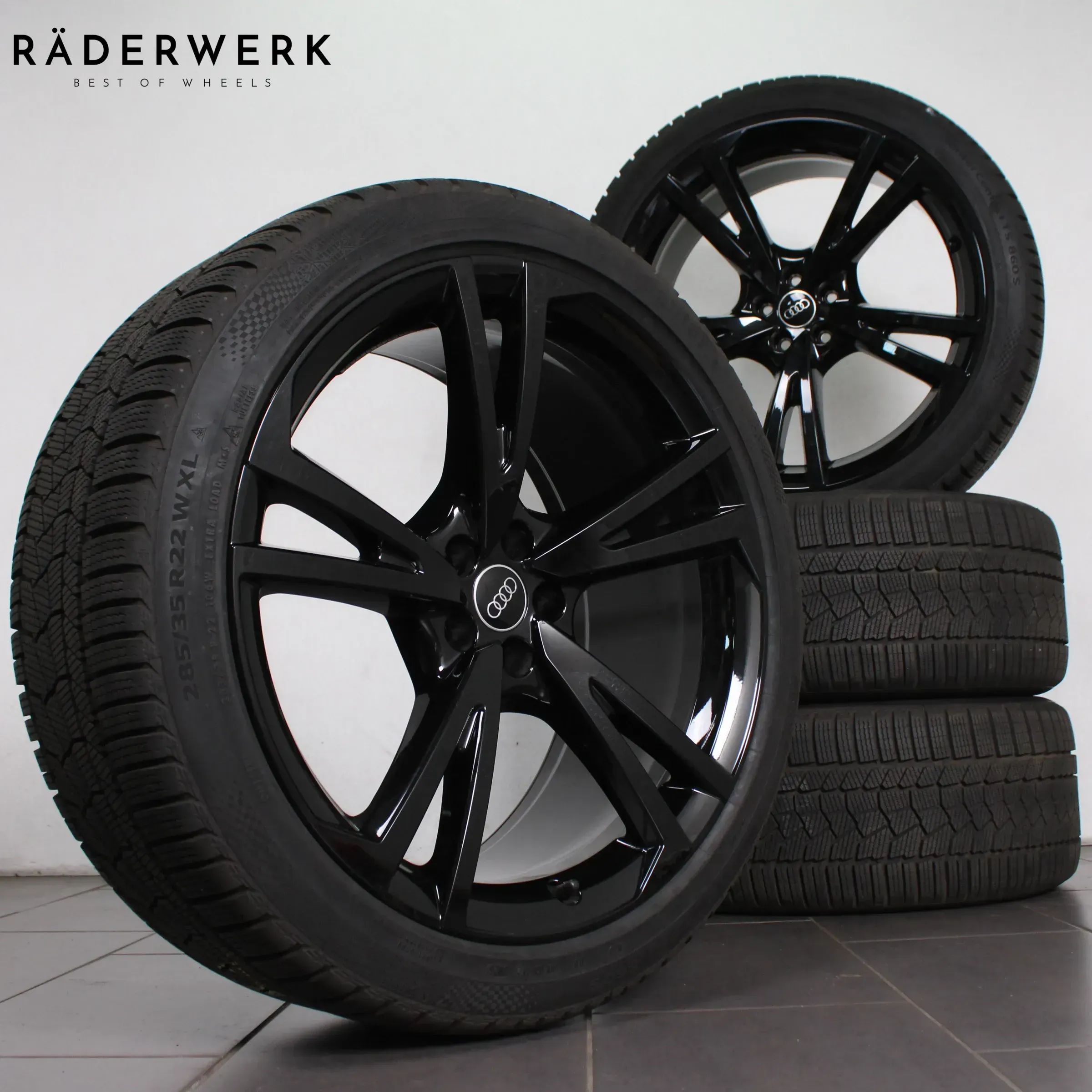 22 Zoll original Audi Q7 SQ7 4M 4M0601025BT Alufelgen Winterräder Dot: 3925 8mm - Bild 1
