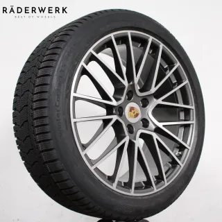 22 Zoll original Porsche Cayenne Coupé E3 9Y3601025AM Alufelgen Winterräder Neu. - Bild 4